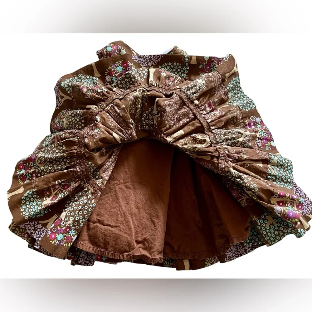 Hostess Pick 🥳☄️BabyGap Brown Floral Sleeveless Dress